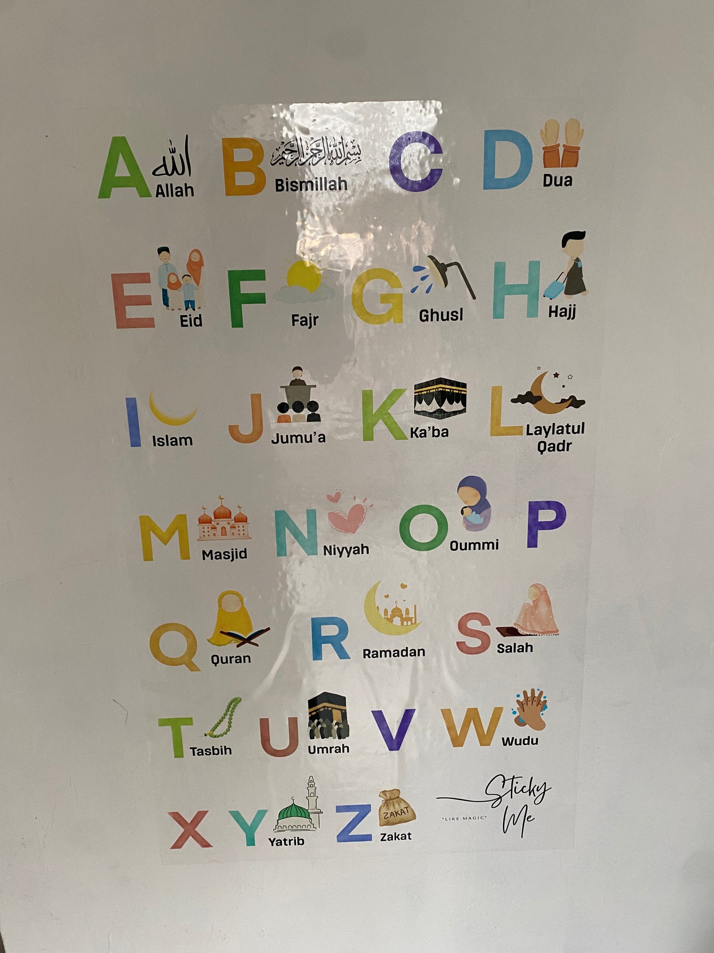 Stickers alphabet islamique