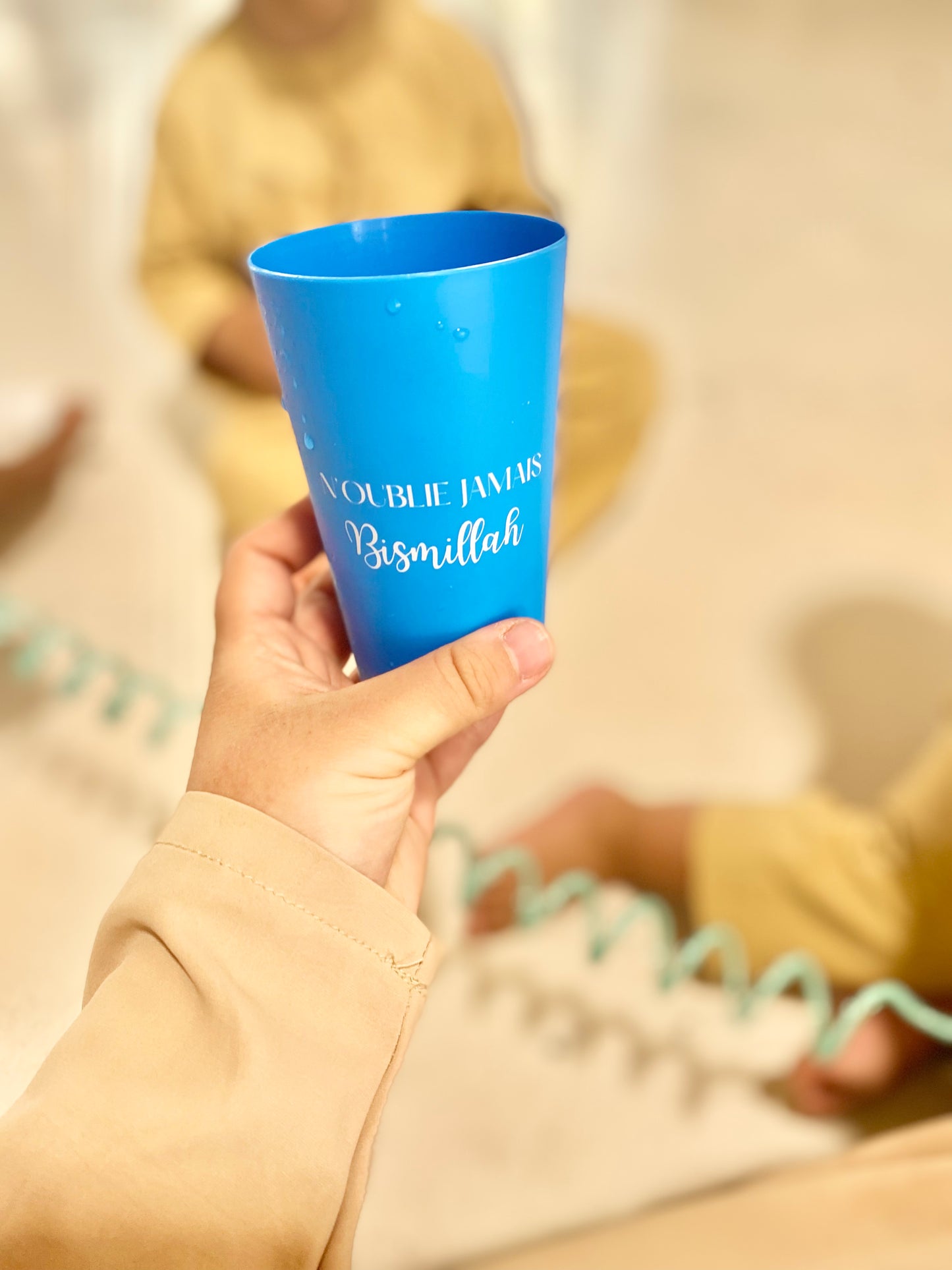Gobelet réutilisable « N’oublie jamais bismillah »
