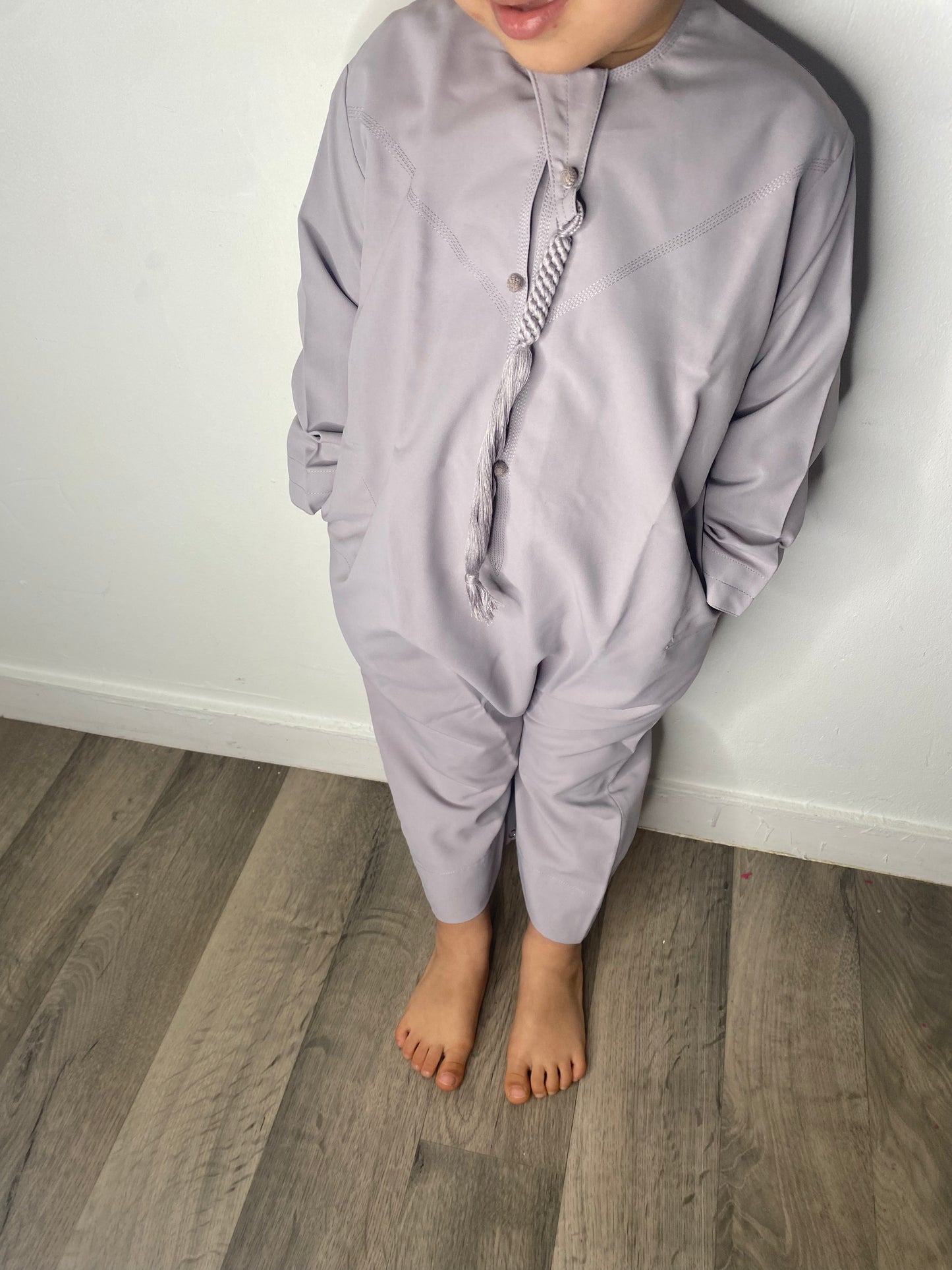 Baby Qamis gris lilas