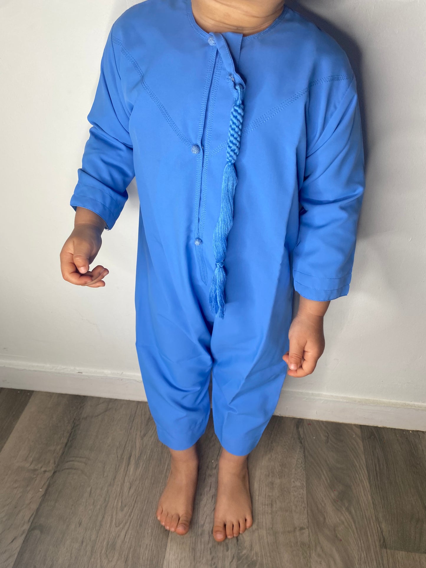 Baby Qamis bleu electric
