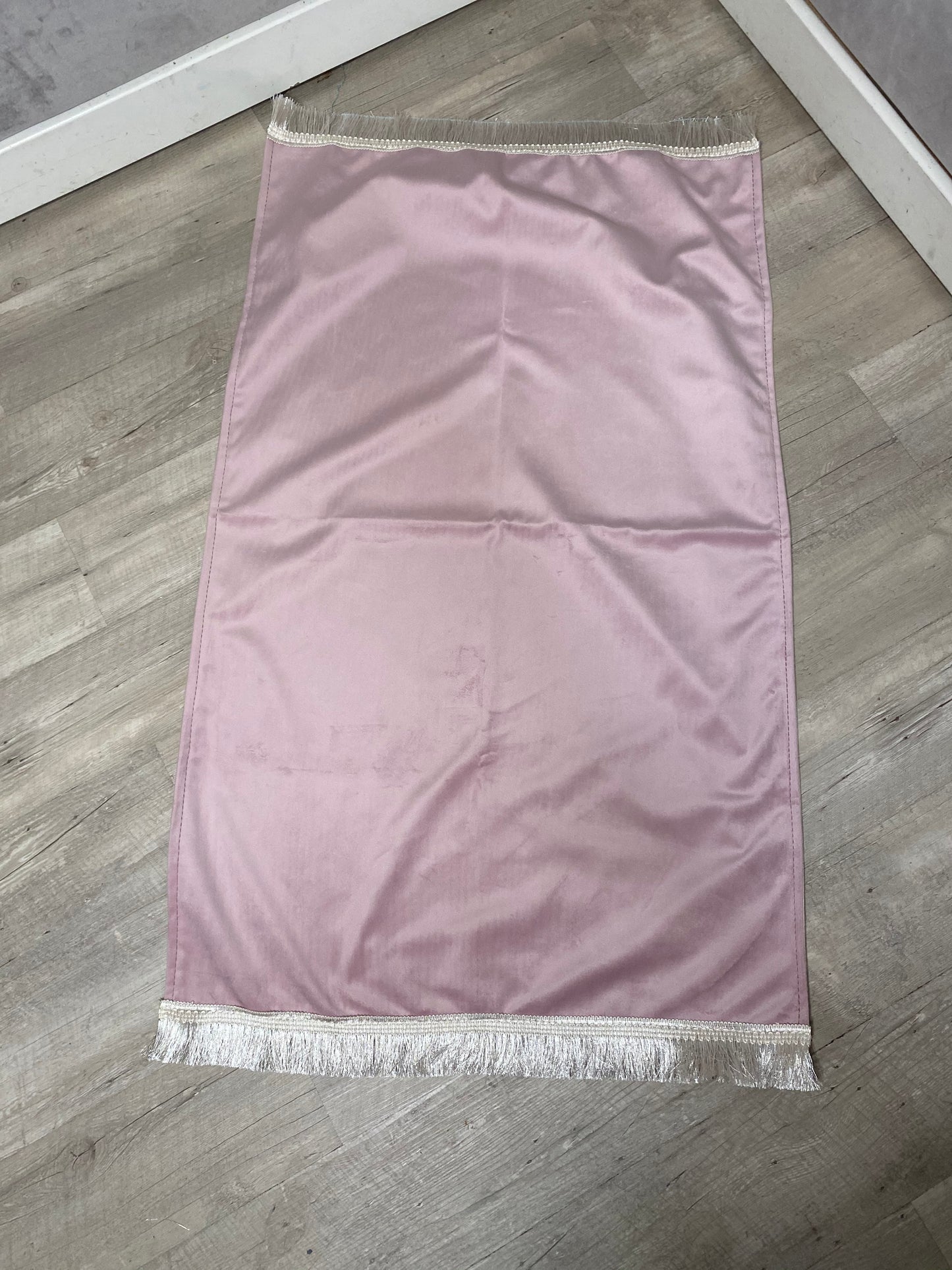 Tapis de prière adulte rose poudre