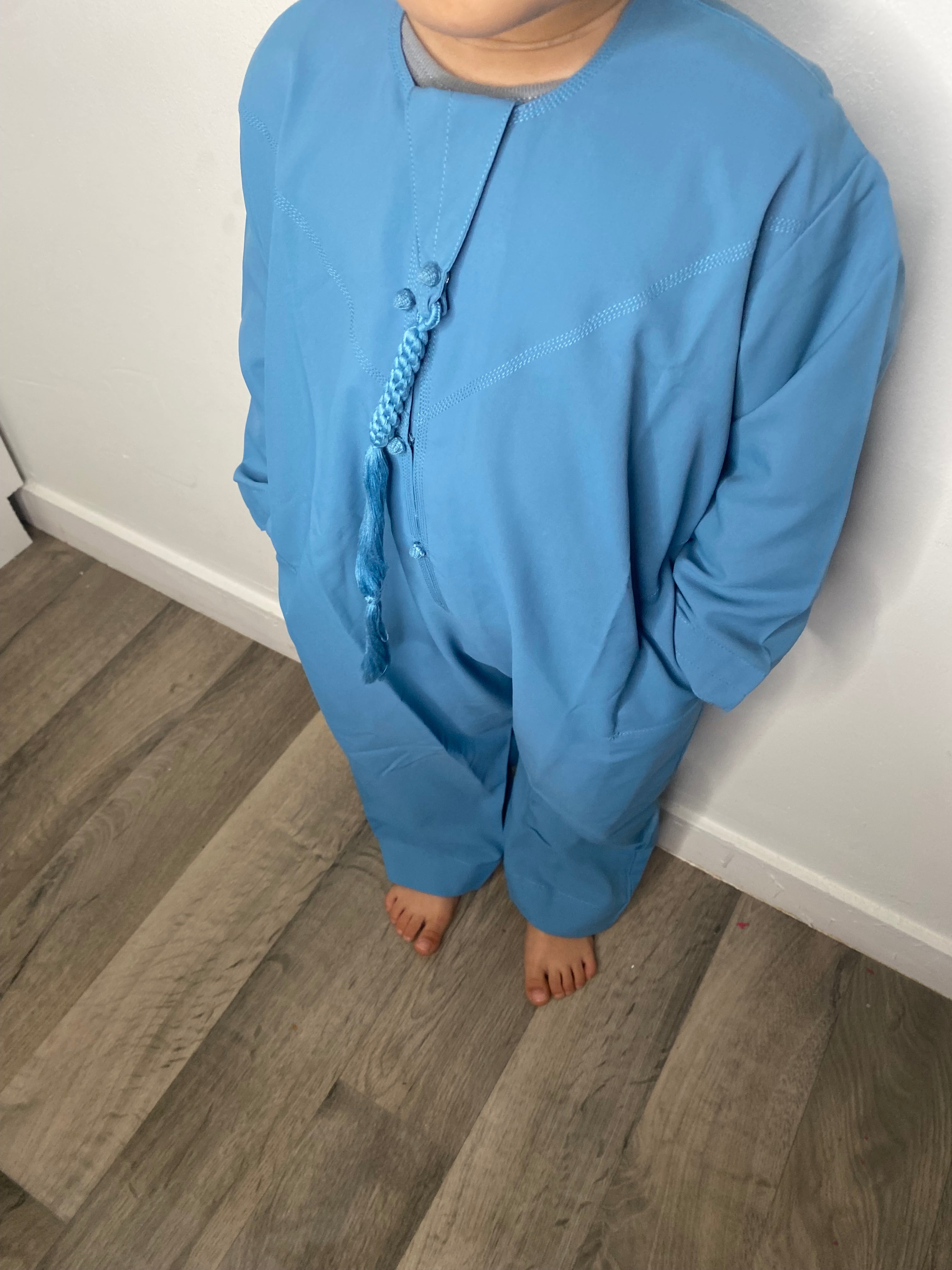 Baby Qamis bleu canard