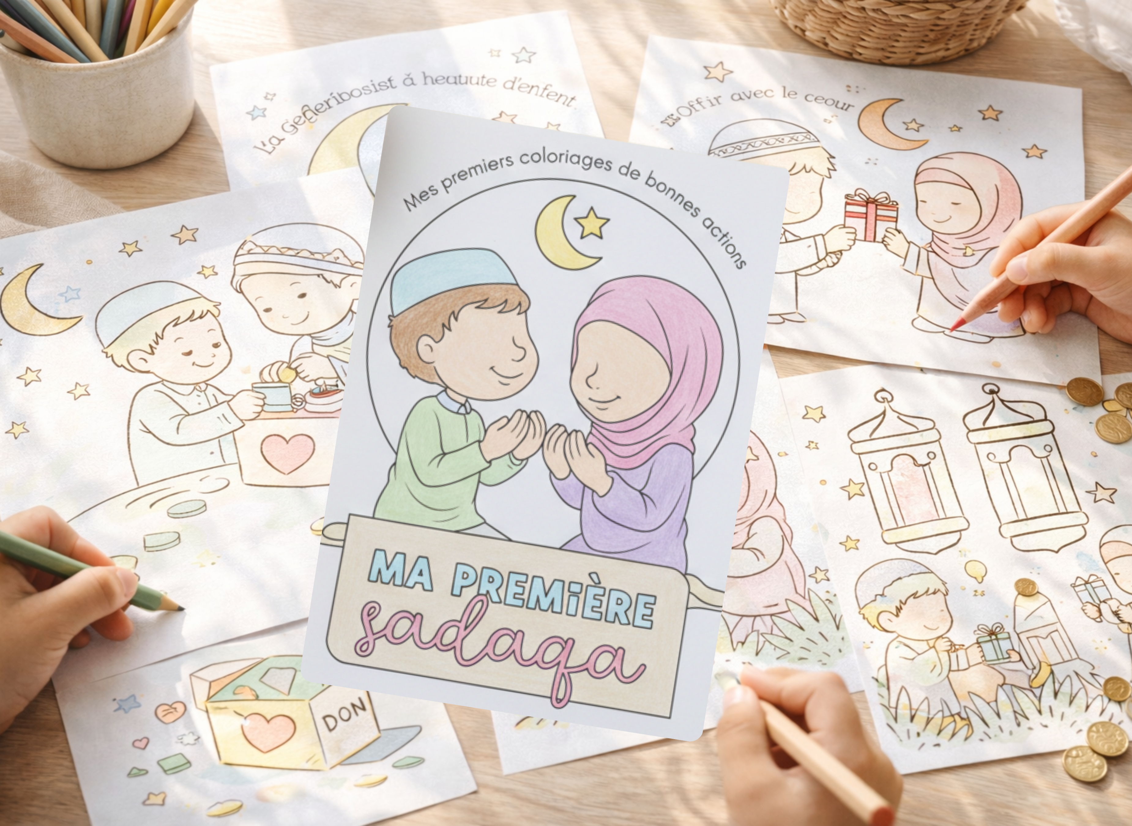 PDF " Mes premiers coloriages de bonnes actions"