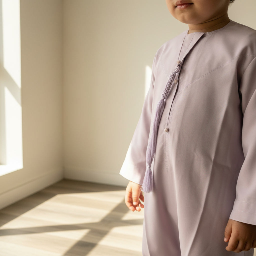 Baby Qamis Lilas clair