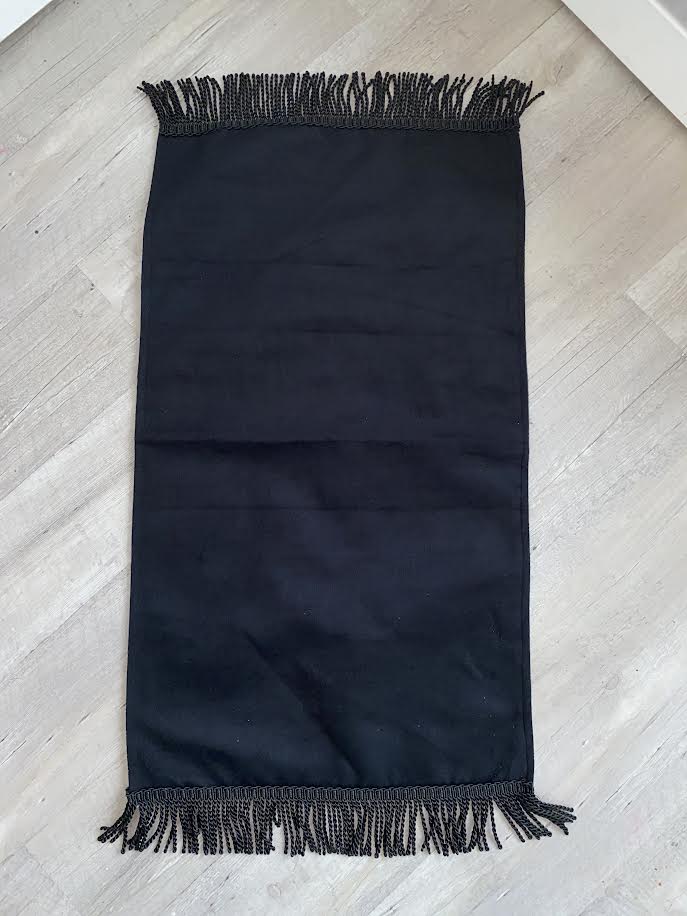 Tapis de prière unis personnalisé pour enfants noir