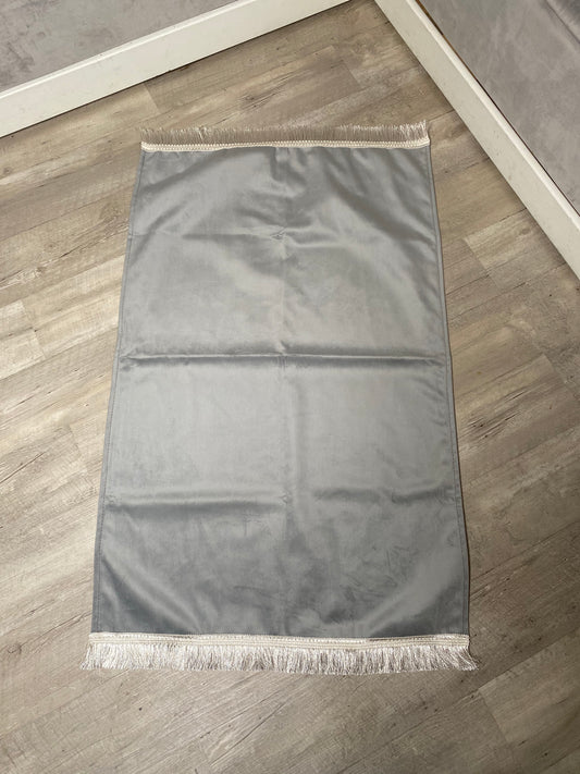 Tapis de prière adulte gris