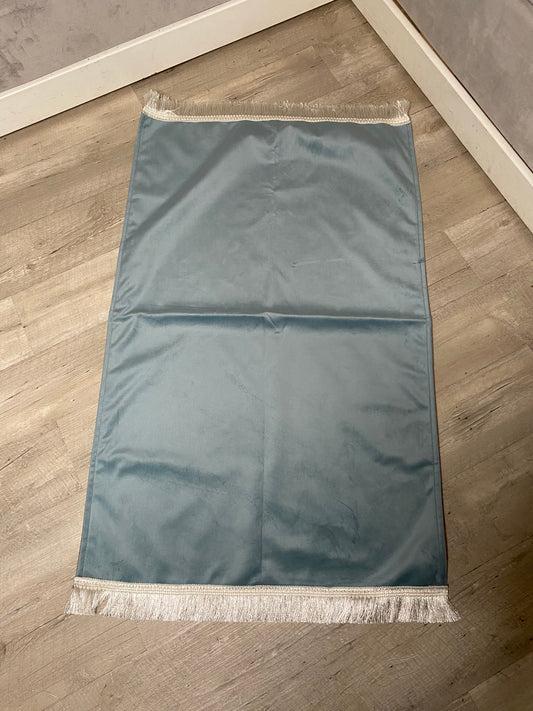 Tapis de prière adulte vert d'eau