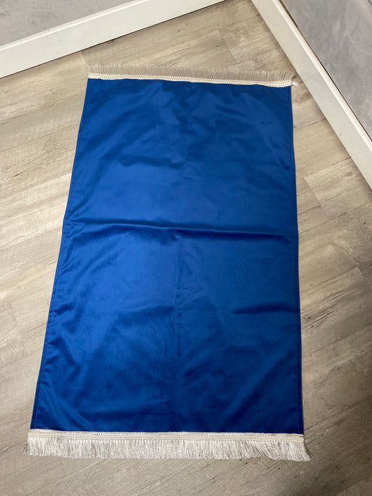 Tapis de prière adulte bleu roi