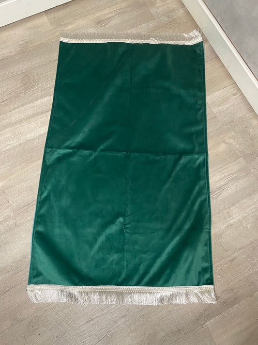 Tapis de prière adulte  vert émeraude