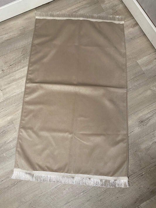 Tapis de prière adulte  beige sable