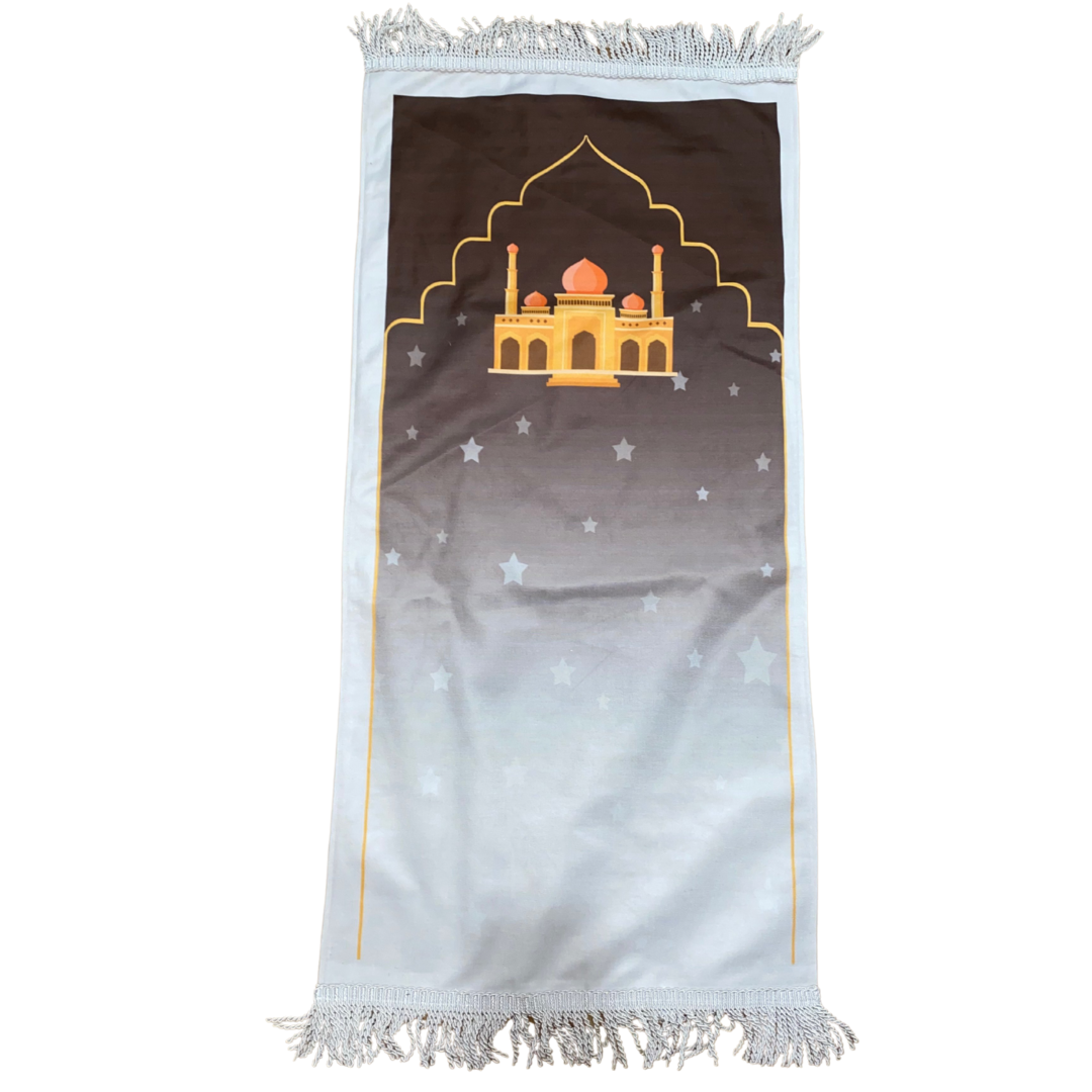 Tapis de prière étoile beige personnalisé
